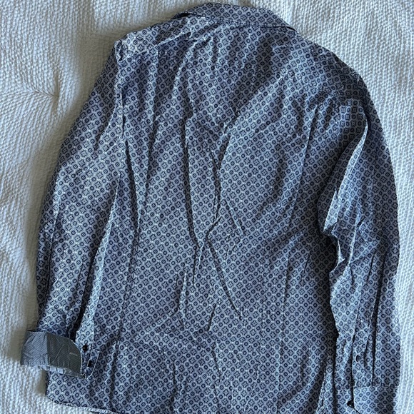 Men’s geometric print Dress shirt - Picture 4 of 5